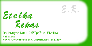 etelka repas business card